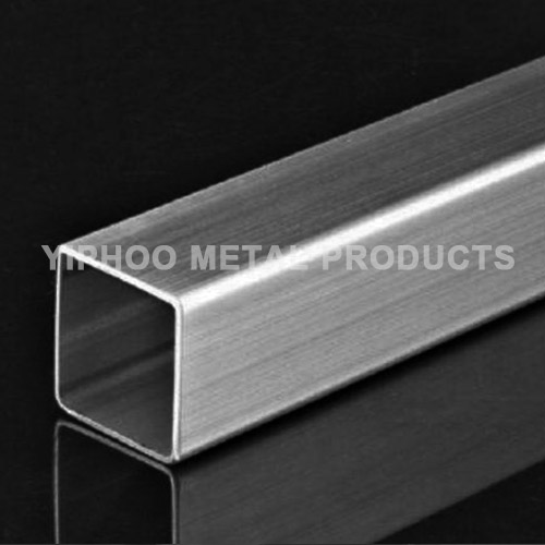  201 hairline satin welded square stainless steel pipe tube 