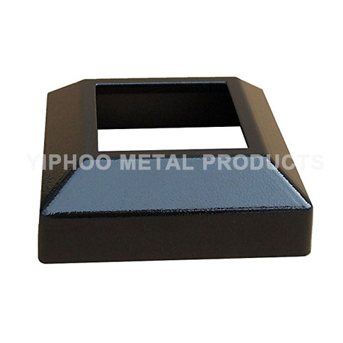 Square Stainless Steel Base Cover in Black Painting