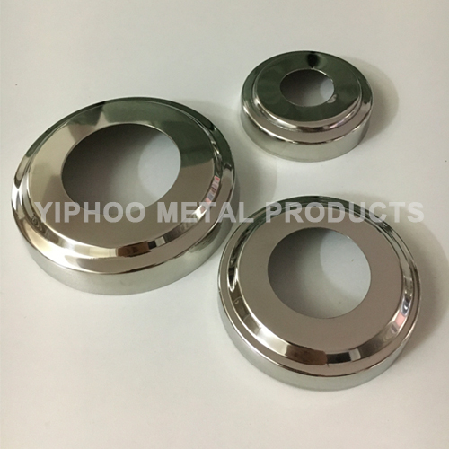 Stainless Steel Round Handrail Flange Base Post Plate