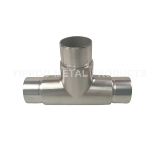 Handrail Fitting Stainless Steel Connectors Round