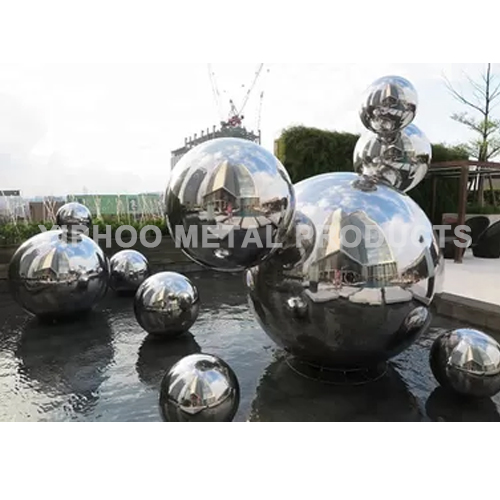 Stainless Steel Hollow Balls Sculpture