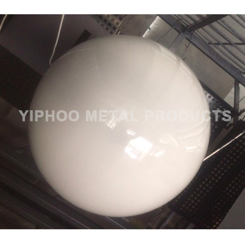 White Powder Coated SS Ball for Decoration